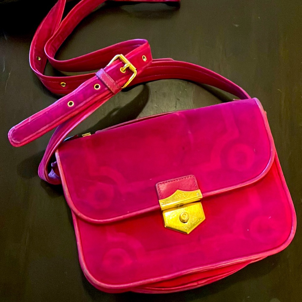 Alexander McQueen Wicca Velvet-Covered Leather Shoulder Bag